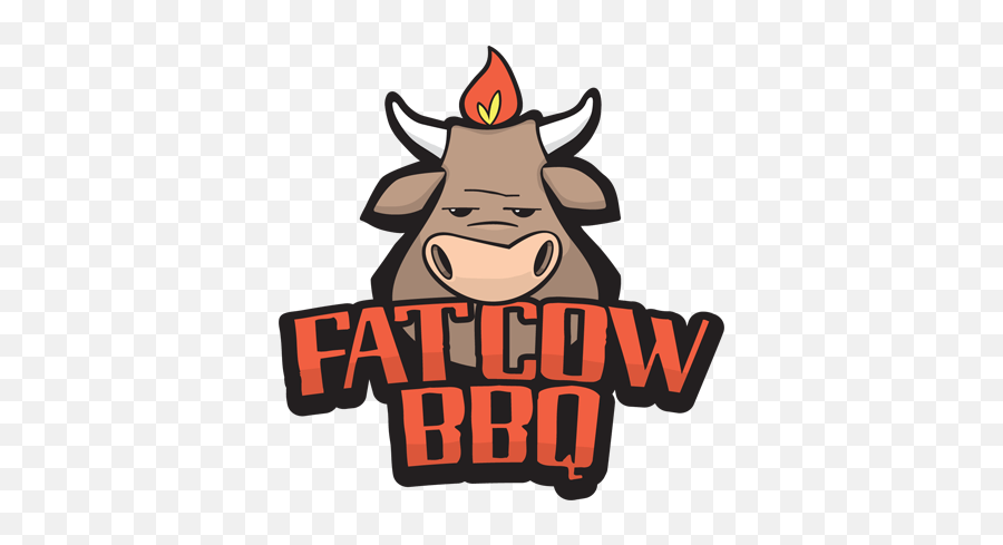 Fat Cow Bbq - Bbq Cow Logo Png,Cow Logo