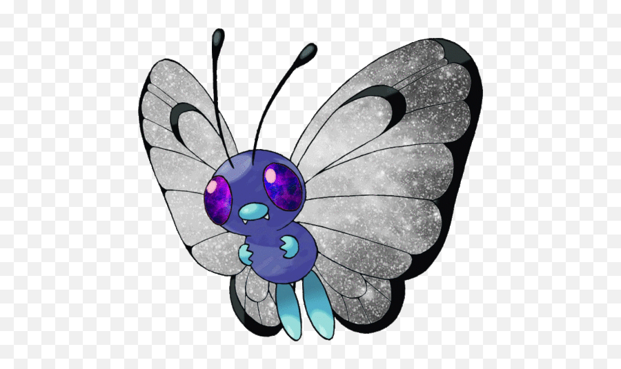 Pokemon Galaxy Space Butterfly Butterfree Freetoedit - Pokemon Sword And Shield Butterfree Png,Butterfree Png
