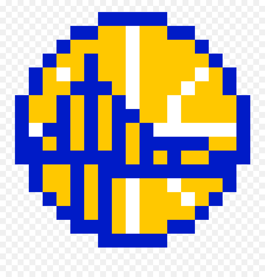 Pixilart - Pac Man Pixel Art Png,Golden State Warriors Logo Png