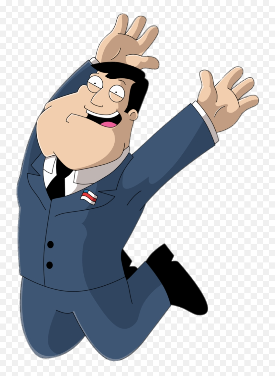 American Dad Stan Smith Happy Jump In 2020 - American Dad Stan Happy Png,Will Smith Transparent
