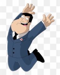 American Dad Stan Smith Happy Jump In 2020 - American Dad Stan Happy Png,Will Smith Transparent