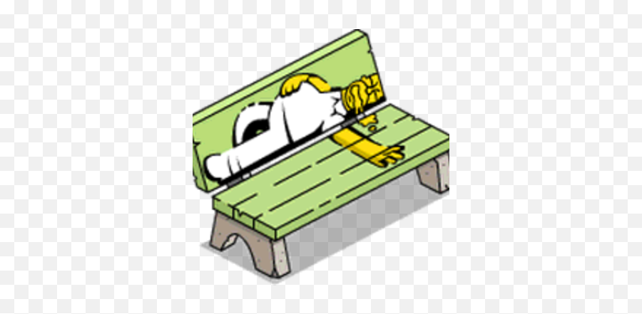 Checkpoint Park Bench The Simpsons Tapped Out Wiki Fandom - Clip Art Png,Park Bench Png