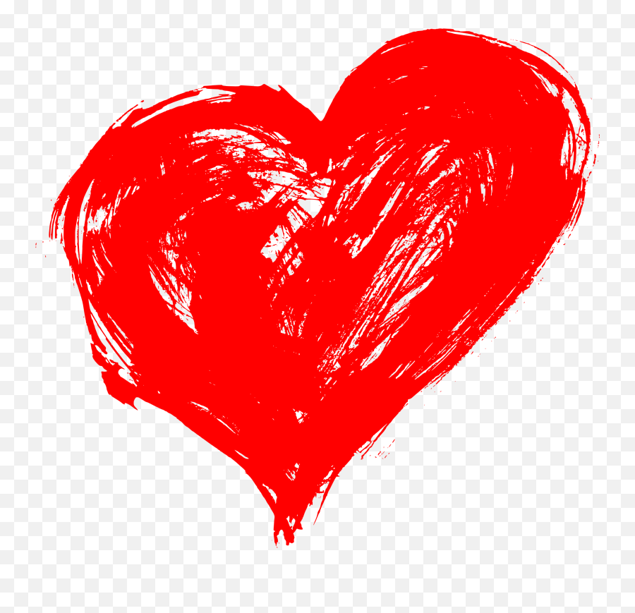 Hand Drawn Heart Png Transparent - Png Hand Draw Heart,Drawn Heart Png