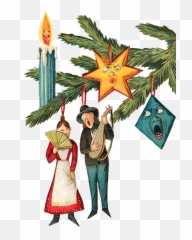 Charming Vintage Christmas Clip Art - Weird Vintage Christmas Png,Free Christmas Png