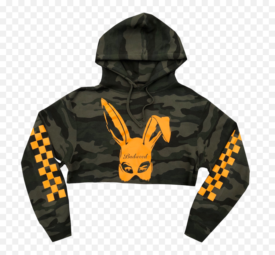 Download Hd Bad Bunny Cropped Hoodie In - Hoodie Png,Bad Bunny Png