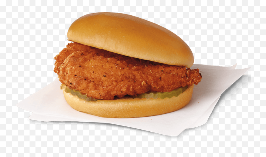 Spicy Chicken Sandwich Nutrition And - Burger King Chicken Sandwich Plain Png,Chick Fil A Png
