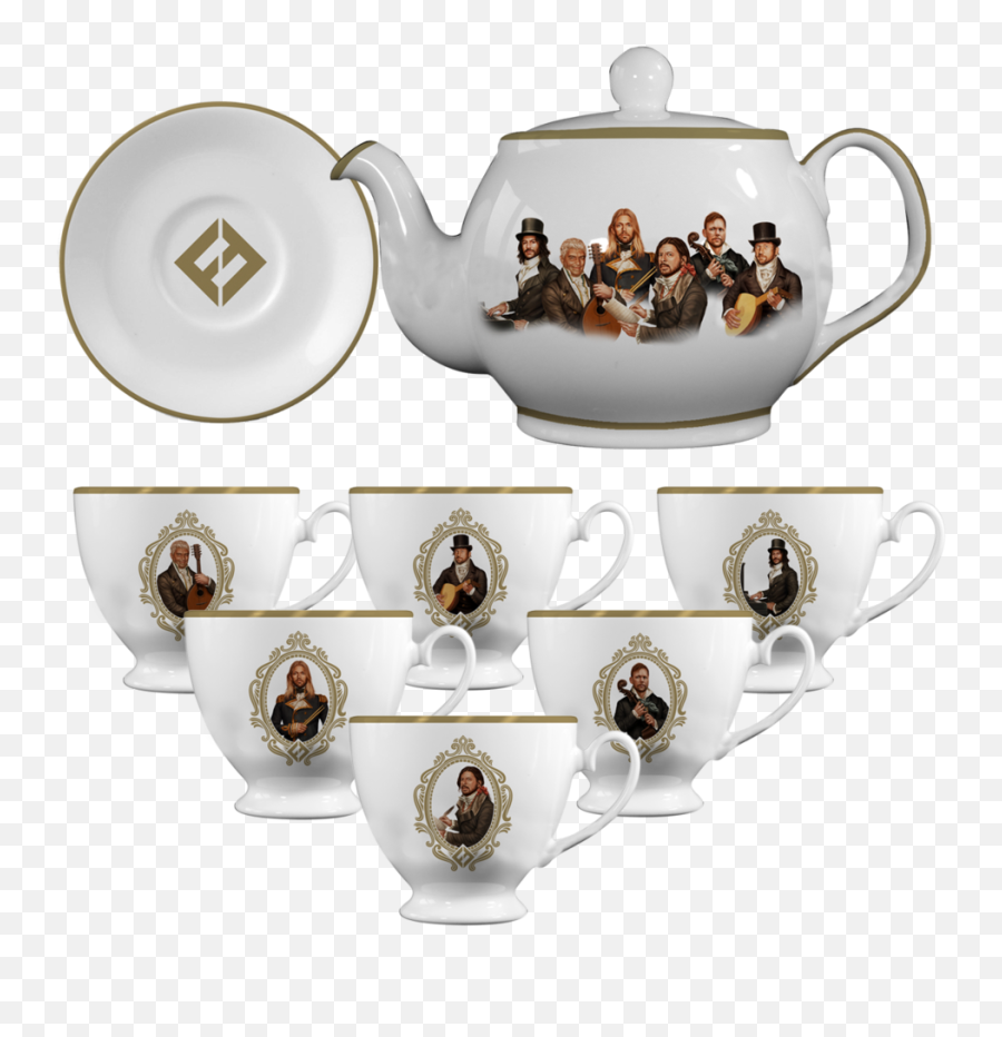 Download Hd Foo Fighters Tea Set Transparent Png Image - Foo Fighters Tea Set,Tea Set Png