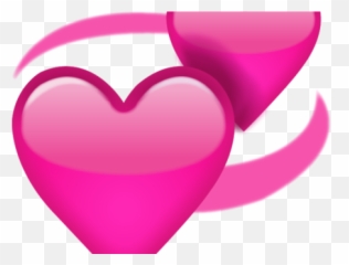 Download Hd Love Clipart Transparent - Two Hearts Emoji png