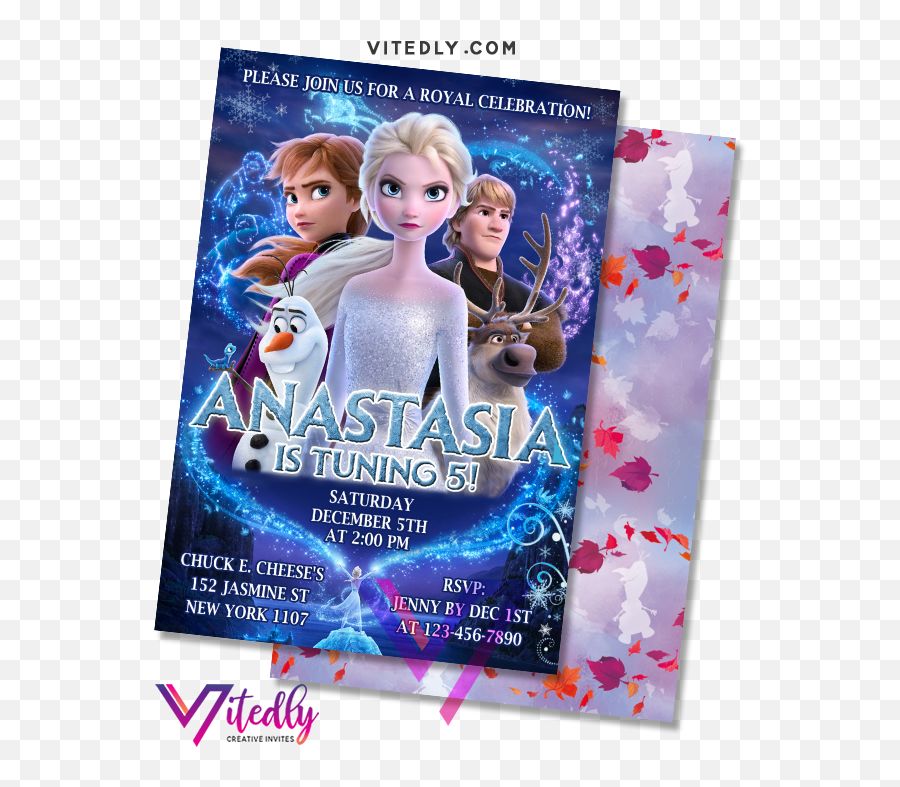 Frozen 2 Invitation Birthday Invite Png Logo