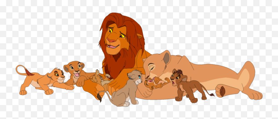 Lion Simba Nala Sarabi Mufasa - Simba And Family Png,Nala Png