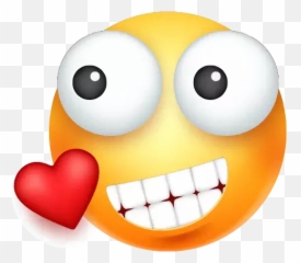 Heart Eyes Emoji Transparent Png - Smiley