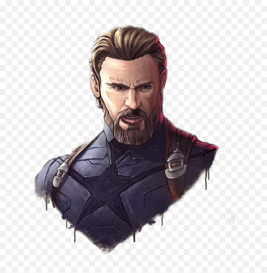 Captain America Infinity War Avengers - Captain America Drawing Avengers Infinity War Png,Captain America Infinity War Png