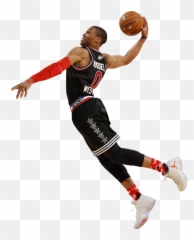 Russell Westbrook Dunk Png Transparent