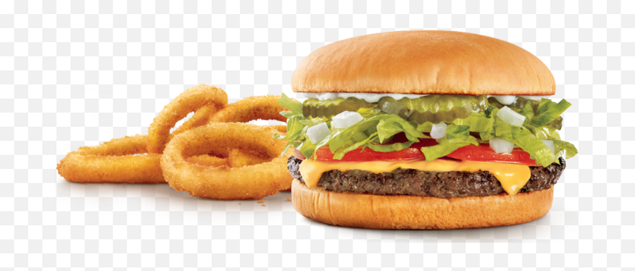 Download Sonic Drive In - Cheeseburger And Onion Rings Png Sonic Deals,Sonic Rings Png