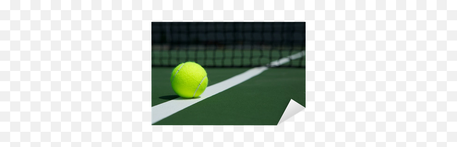 Tennis Ball With Net In The Background Sticker U2022 Pixers We Live To Change - Tennis Png,Tennis Ball Transparent Background