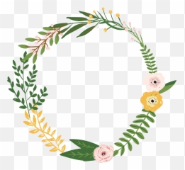 Download Svg Library Azalea Drawing Flower Wreath - Flower Clipart Wreath Drawing Png,Azalea Png