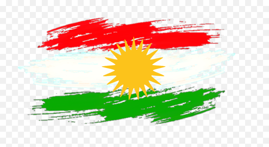 Kurdish Fanartofkai Flag Kurdistan Turkish Effect - Logo Kurdistan Flag Png,Turkey Flag Png