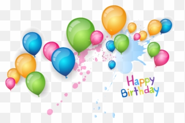 Download Hd Happy Birthday Balloon Png - Simple Transparent Background