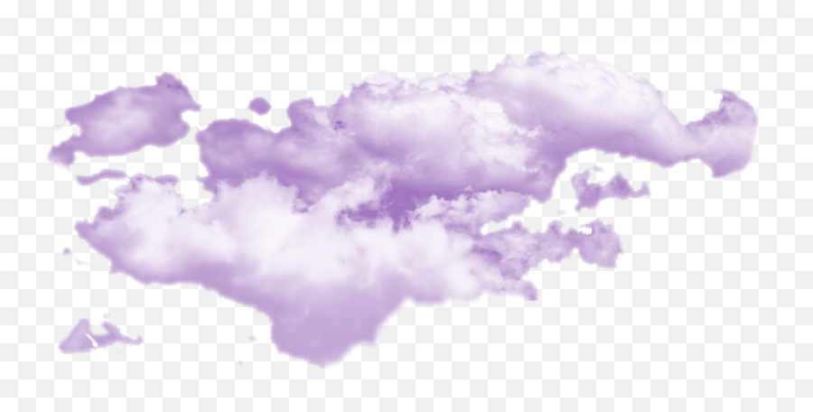Purple Cloud Png Transparent Collections - Blue Clouds Transparent Background,Thunder Cloud Png