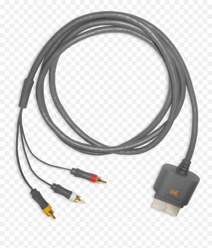 Filexbox360 Composite Cablepng - Wikimedia Commons Scart Lead To Hdmi,Cables Png