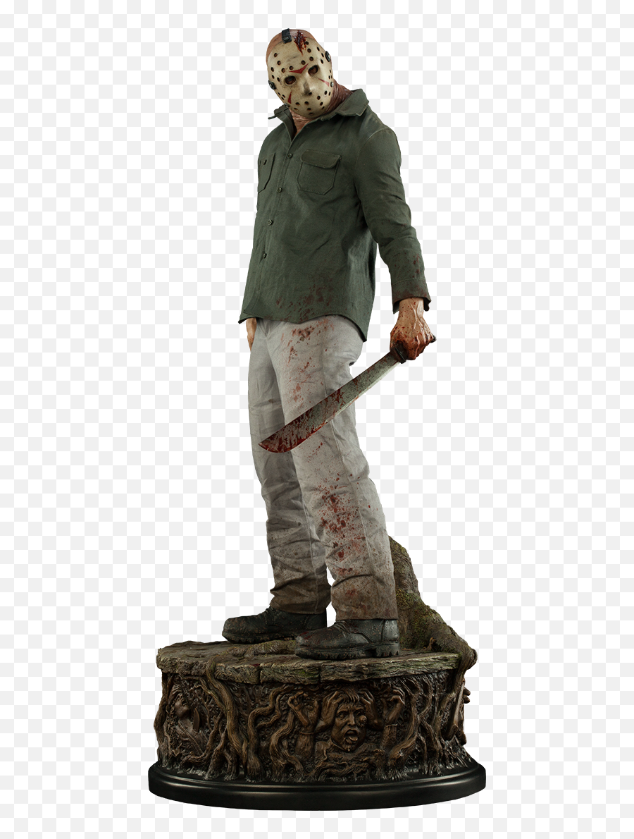 Friday The 13th Jason Voorhees - Legend Of Crystal Lake Prem Sideshow Jason Voorhees Statue Png,Jason Voorhees Png