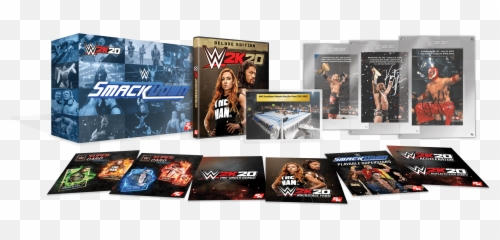 Step Inside Wwe 2k20 And Experience Franchise Firsts With - Wwe 2k20 Smackdown 20th Anniversary Edition Png,Wwe Roman Reigns Png