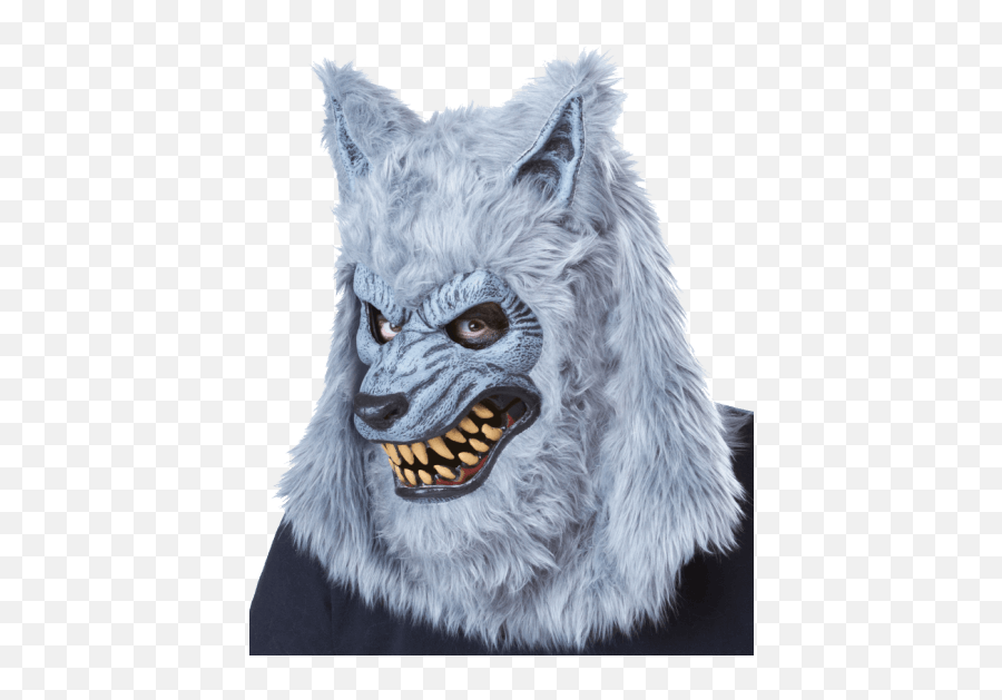 Werewolf Mask Full Moon Horror - Moving Mouth Werewolf Mask Png,Werewolf Transparent