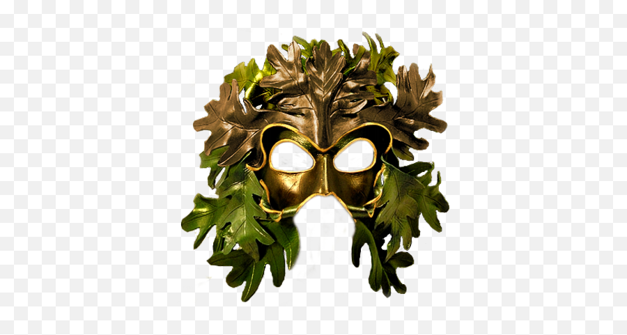 Download Hd The Masquerade - Green Man Mask Transparent Png Green Man Masquerade,Masquerade Png