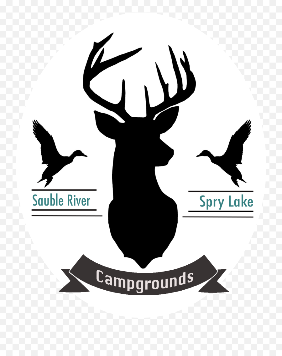 Deer Antler Silhouette Moose - Rivers And Lakes Png Download Deer Vector,Deer Antler Png