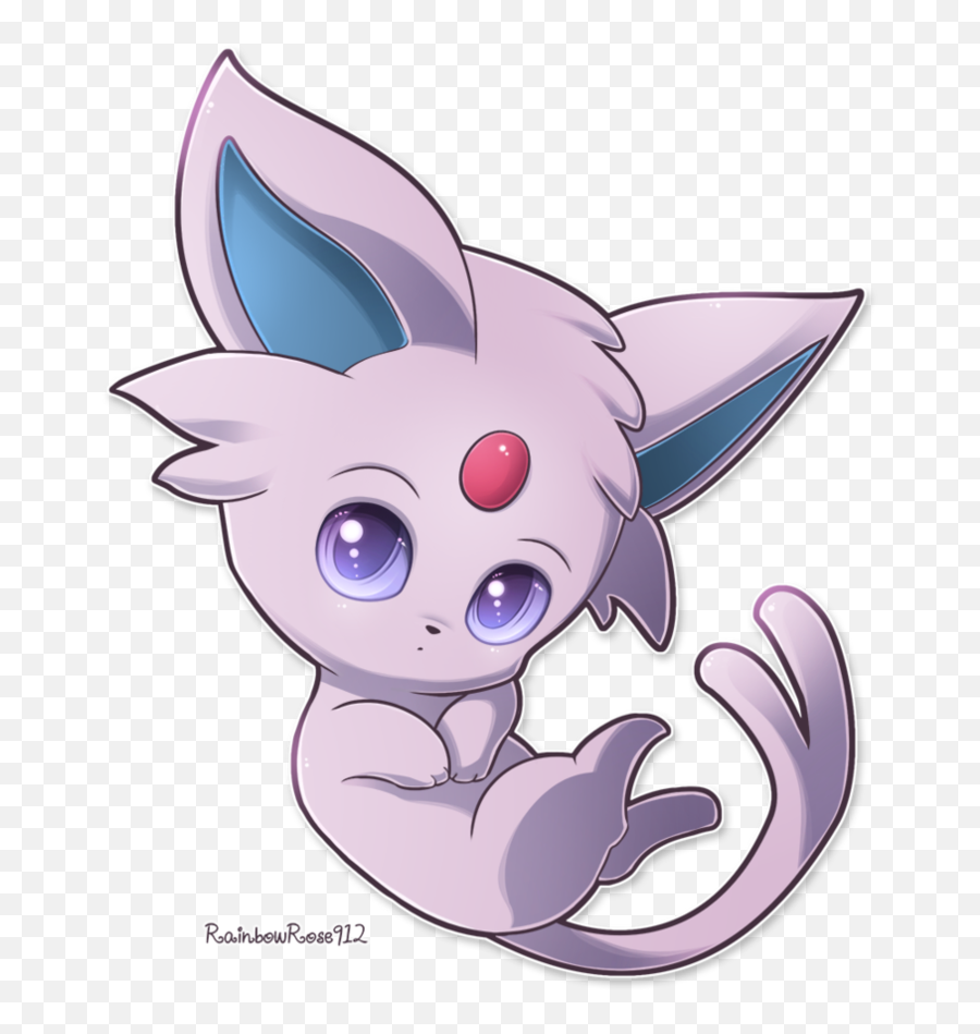 Download Hd Chibi Espeon Transparent Png Image - Nicepngcom Eevee Espeon Pokemon,Espeon Png