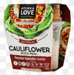 Kitchen U0026 Love Quick Cauliflower Meals - Peruvian Vegetable Ceviche Cauliflower Quick Meal Png,Ceviche Png