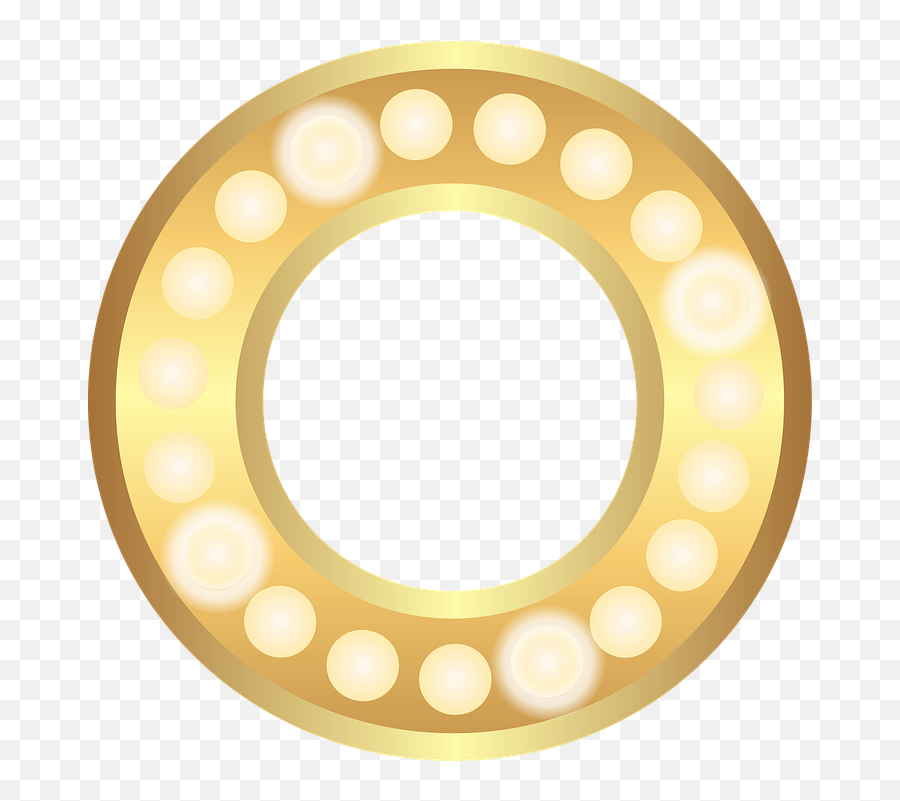 O Glamour Gold - Free Image On Pixabay Light Letter O Png,Letter O Png