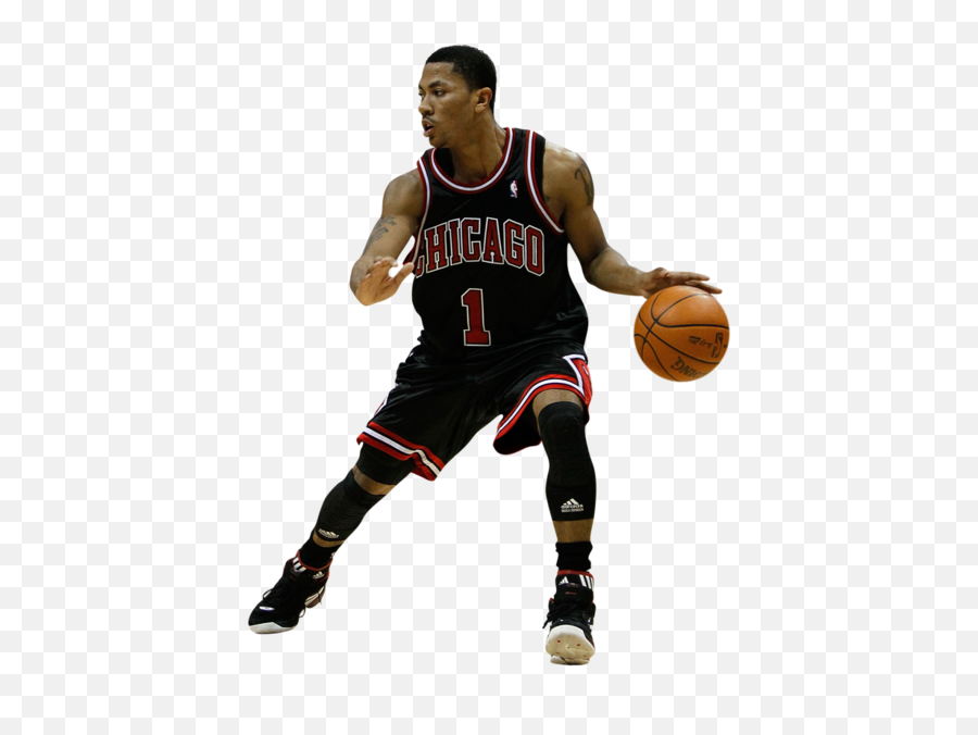 Derrick Rose - Chicago Bulls Black Uniform Png,Derrick Rose Png