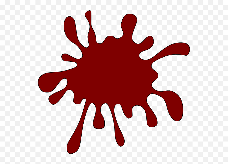 Clipart - Mud Splat Png,Pool Of Blood Png