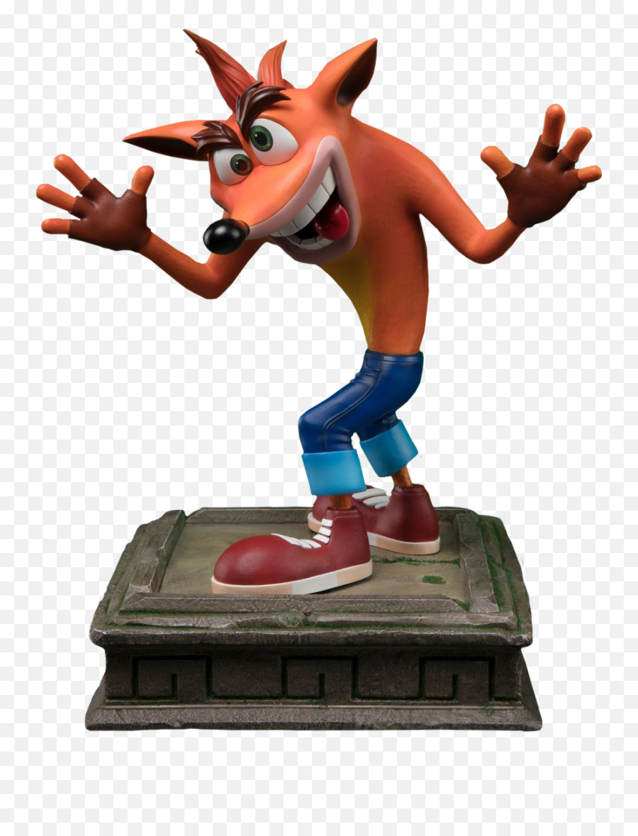 Crash Bandicoot - Crash Bandicoot 16 Inch Statue Crash Bandicoot Statue Png,Crash Bandicoot Png