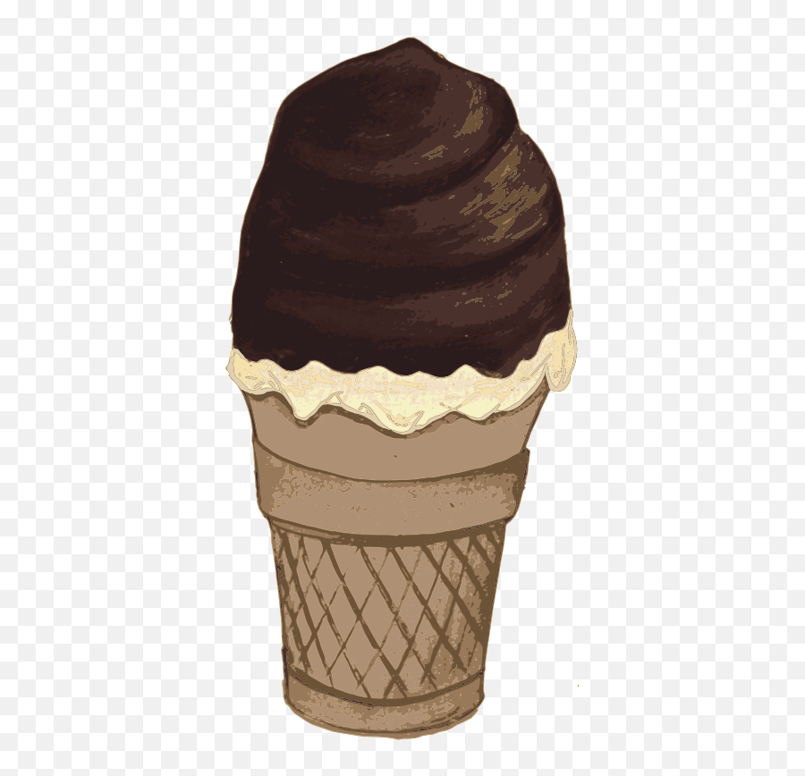 Chocolate Dip Vanilla Ice Cream - Ice Cream Png,Vanilla Ice Cream Png