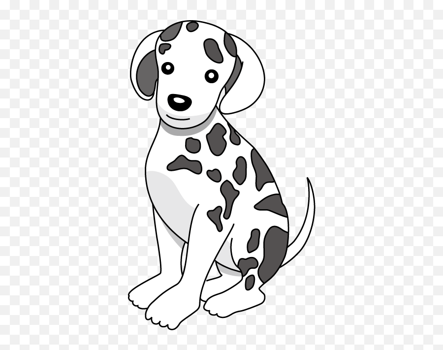 Dog And Cat Clipart - Dog With Spots Clipart Black And White Dog With Spots Clipart Black And White Png,Spots Png