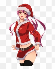 Download Hd Yuno Gasai Human Hair Color Fictional Character - Yuno Gasai Merry Christmas Png,Yuno Gasai Png