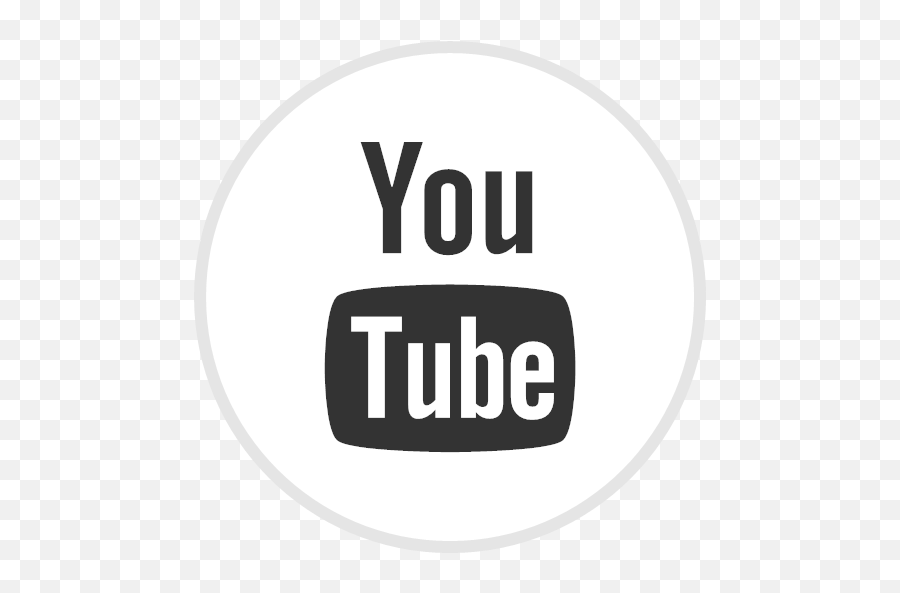 Online Social Youtube Icon Png Black