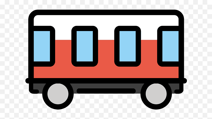 Railway Car Emoji Clipart Png