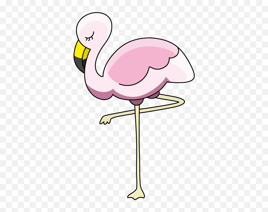 Flamingo Clipart Png - Cute Baby Cartoon Flamingoes,Flamingo Clipart Png