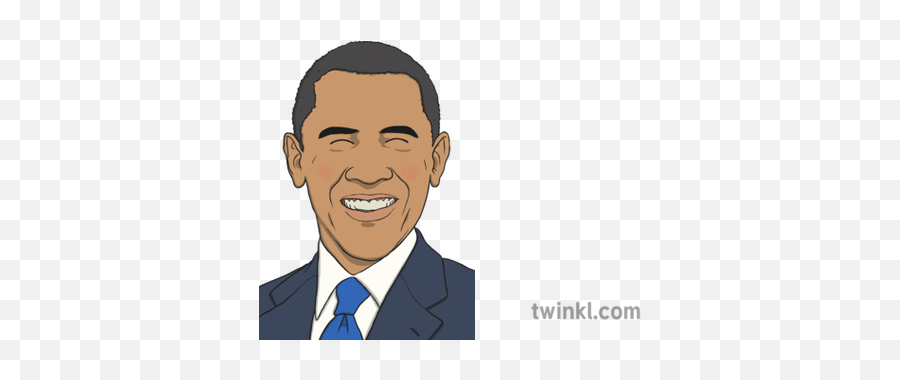 Barack Obama Twinkl Eyes Illustration - Suit Separate Png,Obama Png