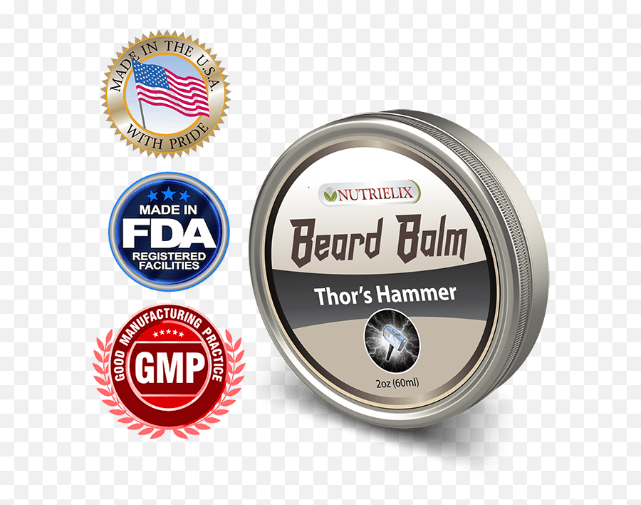 Mens Beard Balm - Thors Hammer 2oz Nutri Elixu0027s Nutritions Stainless Steel Png,Thor's Hammer Png