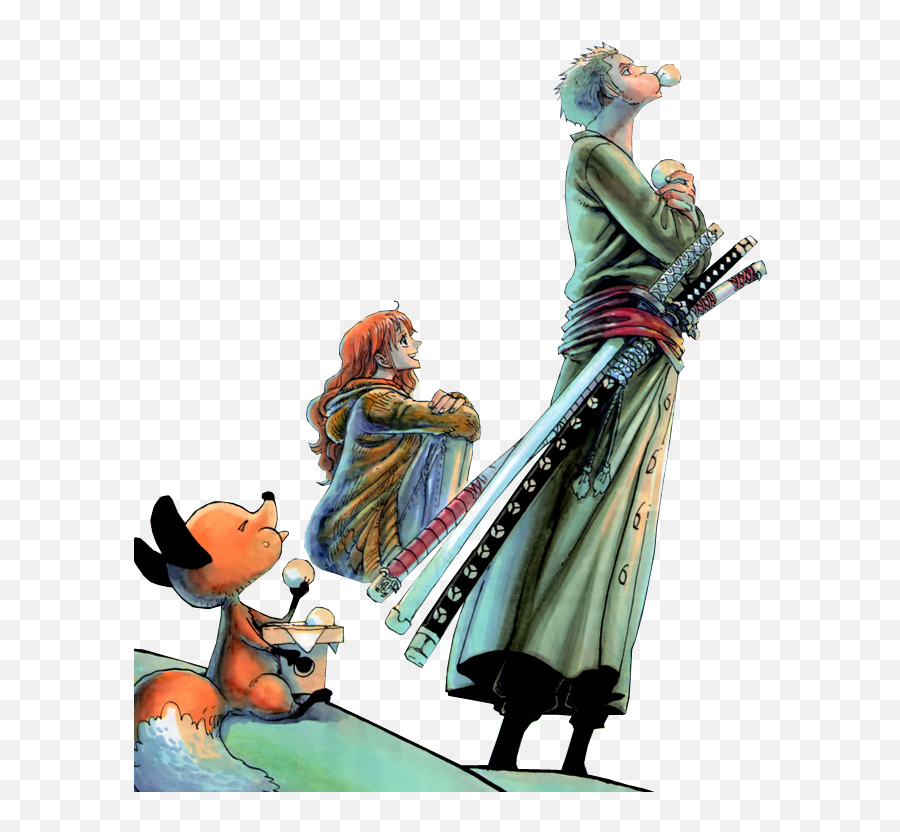 Transparent Zoro And Nami Oro Jackson 754515 - Png Images Zoro One Piece Side View,Zoro Png