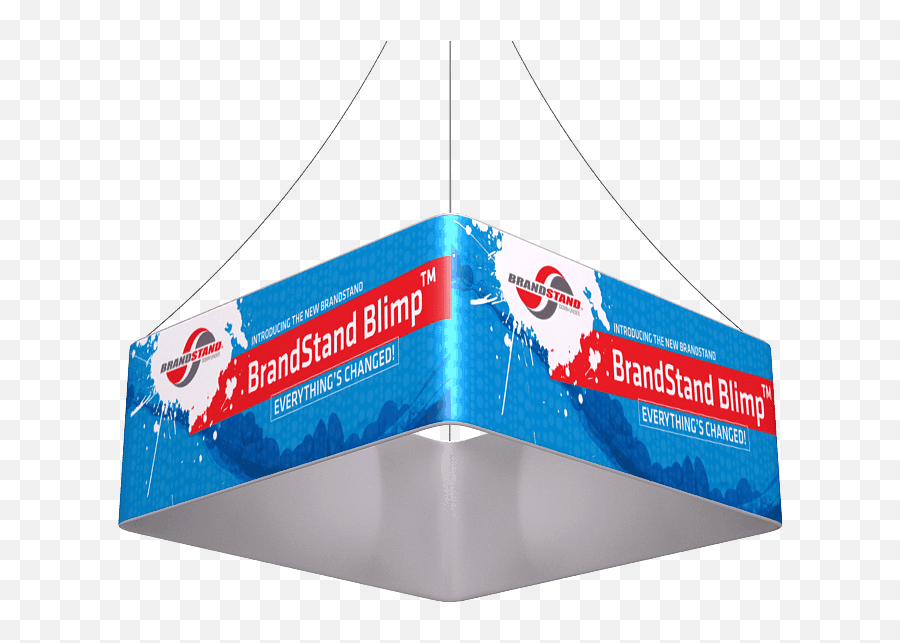 Brandstand Blimp Ceiling Hanging Banner - Blimp Png,Hanging Banner Png