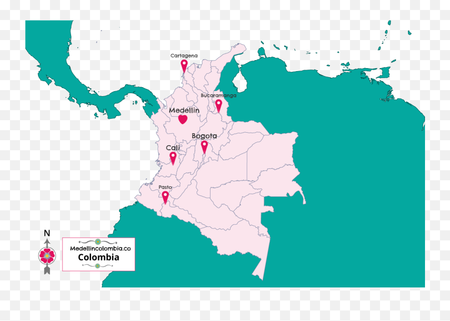 Medellin Colombia - Medellin Colombia On A Map,Colombia Map Png