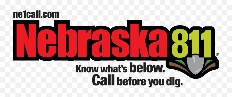Download Nebraska 811 Logo - Call Before You Dig Nebraska Png,Nebraska Logo Png