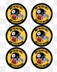 Download Pittsburgh Steelers Football Sticker Tags - png