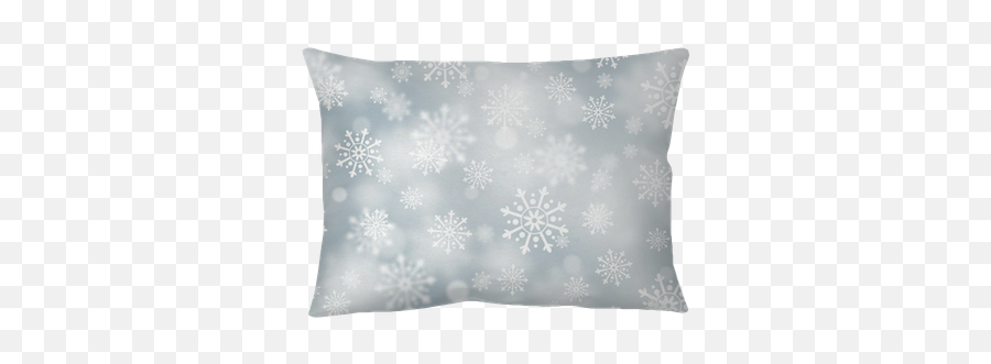 Christmas Silver Snowflakes Background Pillow Cover U2022 Pixers We Live To Change - Cushion Png,Snowflakes Background Png