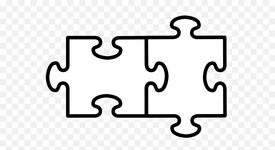 Puzzle Pieces Drawing Free Download - 2 Puzzle Piece Template Png,Puzzle Piece Png